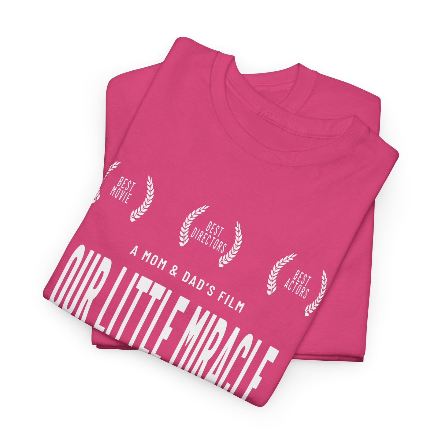 Our Little Miracle Coming Soon 2025 Movie poster Unisex Tee. Perfect for future parents